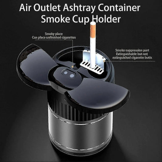 Multi-functional Creative Smart Car Ashtray With Lid - 07BM