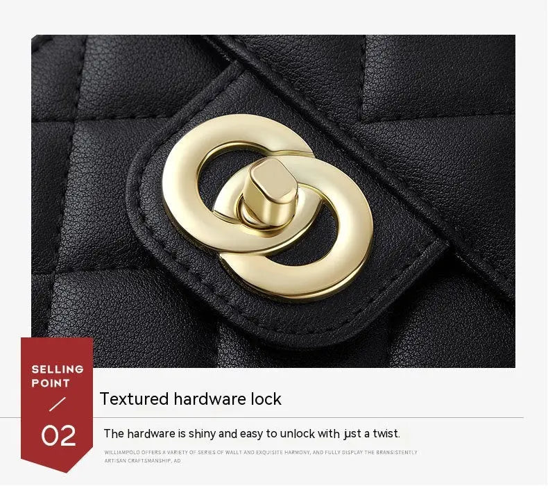 Women's Leather Mini Crossbody Bag (Original) - 07BM