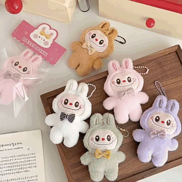 Labubu - Wireless Earbuds with Plush Keychain Set (Original) - 07BM