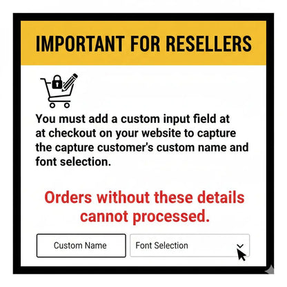 Necklace English Name Custom on Demand - 07BM