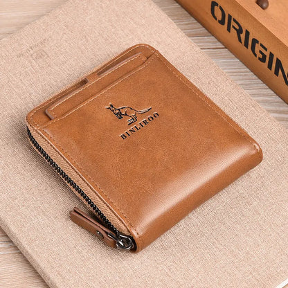 Men's Anti-theft Brush Portable Multifunctional Small Wallet (Original) - 07BM
