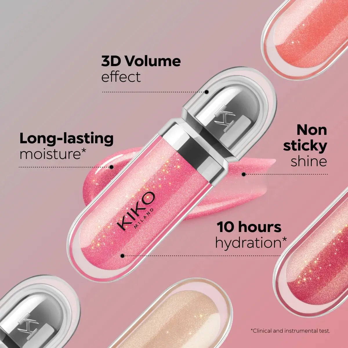 KIKO MILANO - 3D Hydra Lipgloss All in One (Original) - 07BM