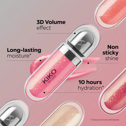 KIKO MILANO - 3D Hydra Lipgloss All in One (Original) - 07BM