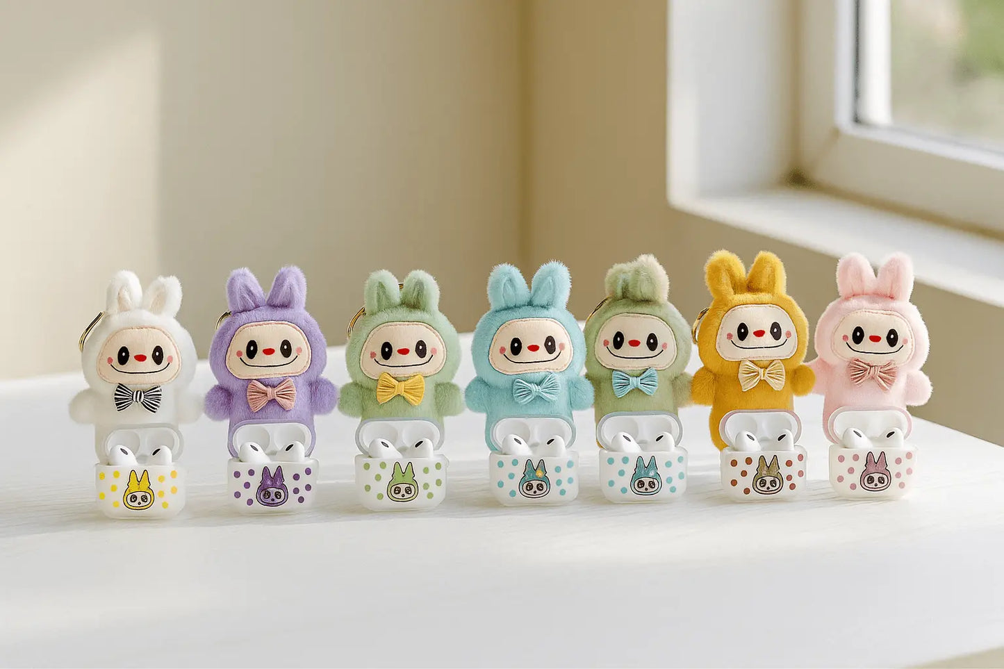 Labubu - Wireless Earbuds with Plush Keychain Set (Original) - 07BM