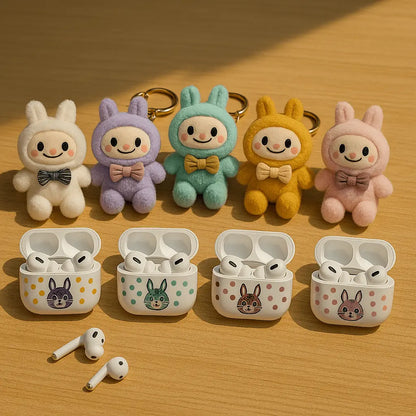 Labubu - Wireless Earbuds with Plush Keychain Set (Original) - 07BM