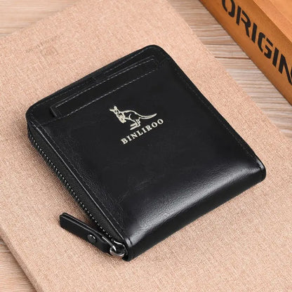 Men's Anti-theft Brush Portable Multifunctional Small Wallet (Original) - 07BM