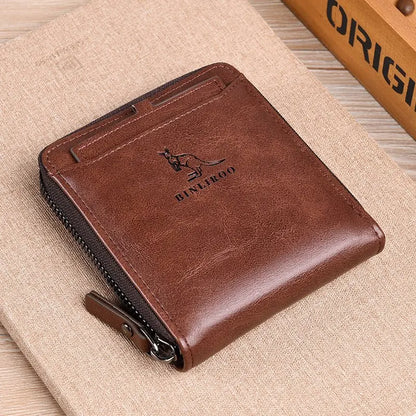 Men's Anti-theft Brush Portable Multifunctional Small Wallet (Original) - 07BM
