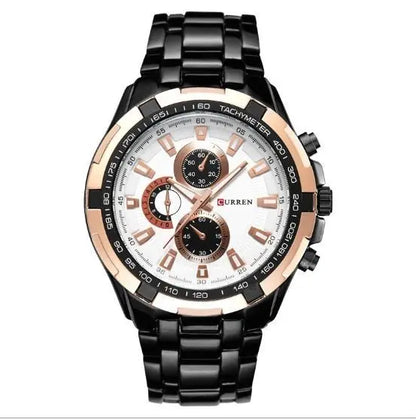 Men's Watch Business, Steel Belt Quartz Watch Best Product All Style - 07BM