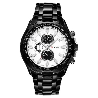 Men's Watch Business, Steel Belt Quartz Watch Best Product All Style - 07BM