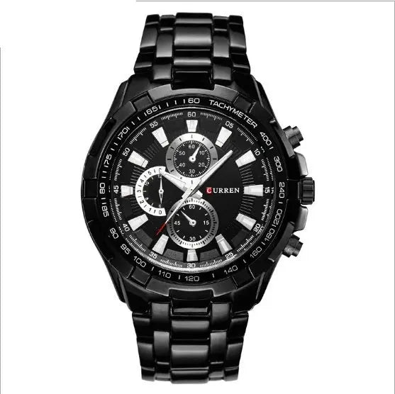 Men's Watch Business, Steel Belt Quartz Watch Best Product All Style - 07BM