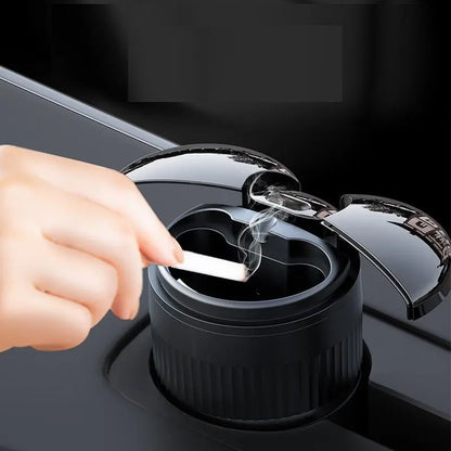 Multi-functional Creative Smart Car Ashtray With Lid - 07BM