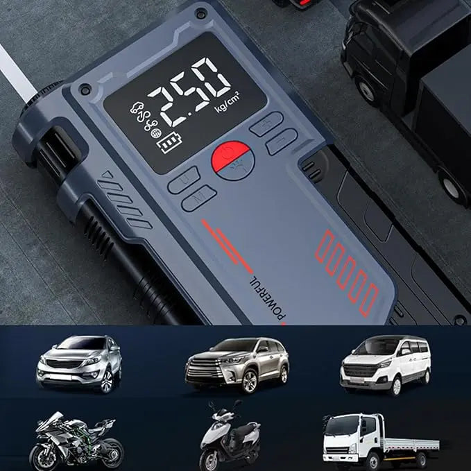 Portable Car Jump Starter with Digital Display - 07BM