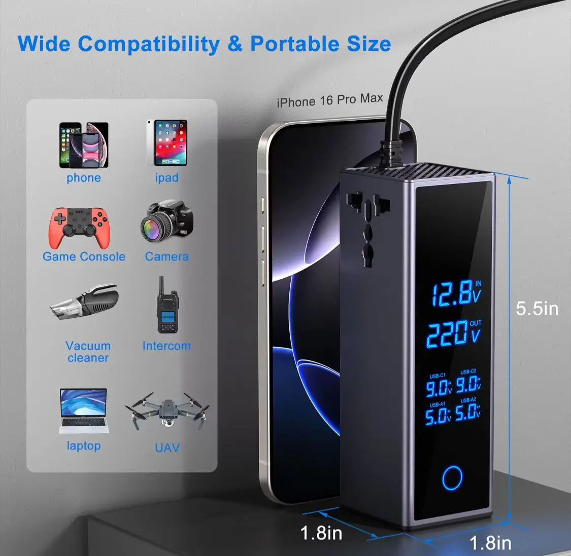 Socket Car Power Inverter Best Product - 07BM