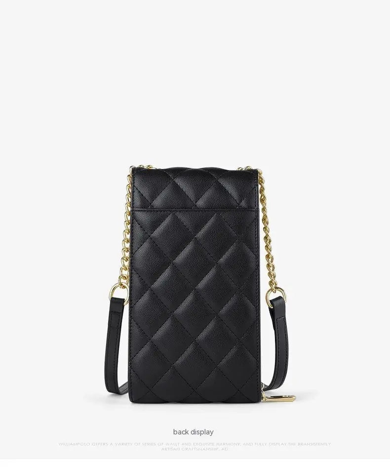 Women's Leather Mini Crossbody Bag (Original) - 07BM