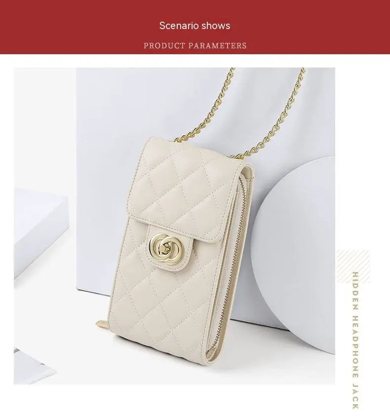 Women's Leather Mini Crossbody Bag (Original) - 07BM